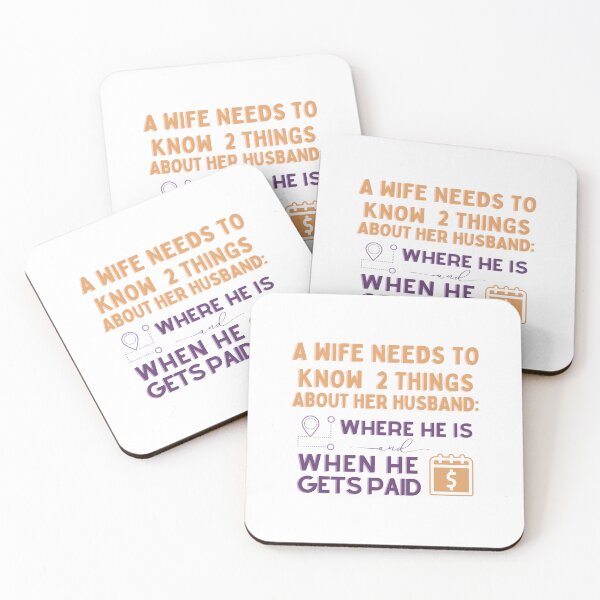 Item preview, A Wife Needs To Know 2 Things About Her Husband designed and sold by NicoleKerluke.