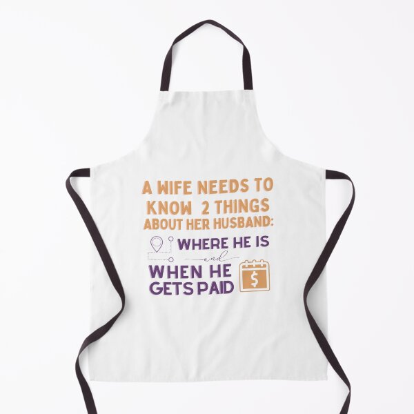 Item preview, A Wife Needs To Know 2 Things About Her Husband designed and sold by NicoleKerluke.