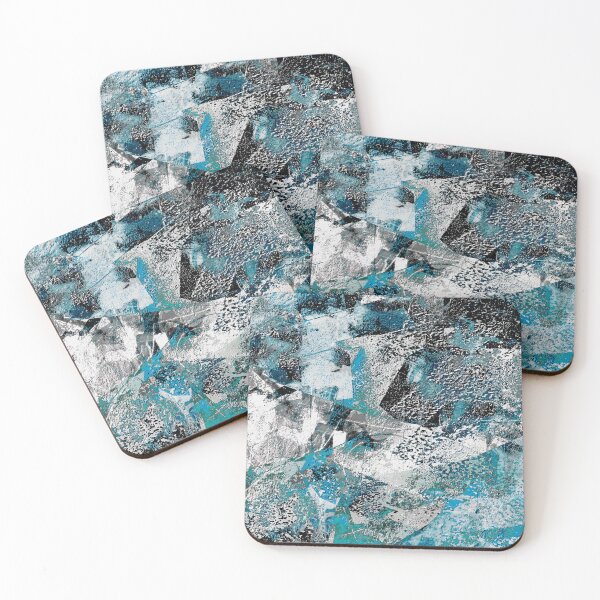 Item preview, Bold Grunge Abstract in Blue and White designed and sold by Trevor Hirst.