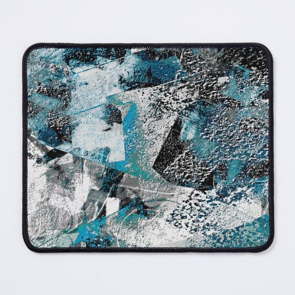 Item preview, Bold Grunge Abstract in Blue and White designed and sold by Trevor Hirst.