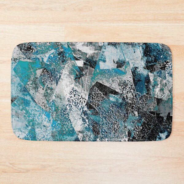 Item preview, Bold Grunge Abstract in Blue and White designed and sold by Trevor Hirst.