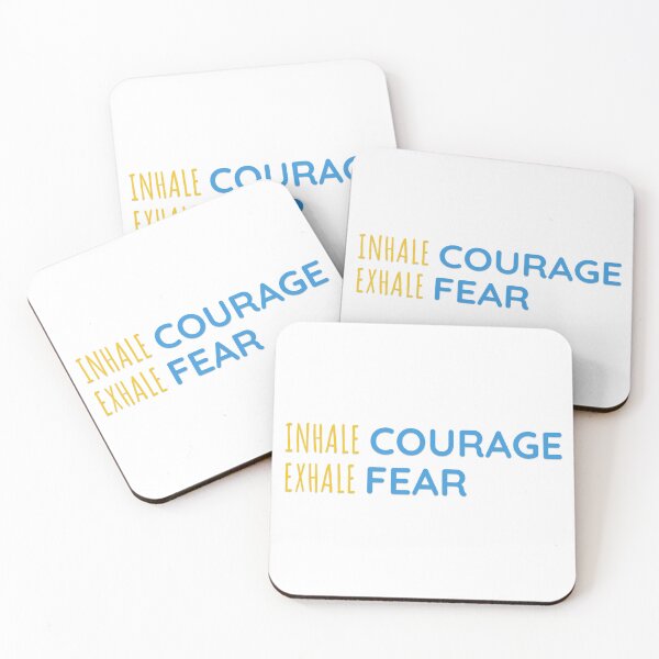 Item preview,  Inhale Courage, Exhale Fear  designed and sold by Prints Shoppe.