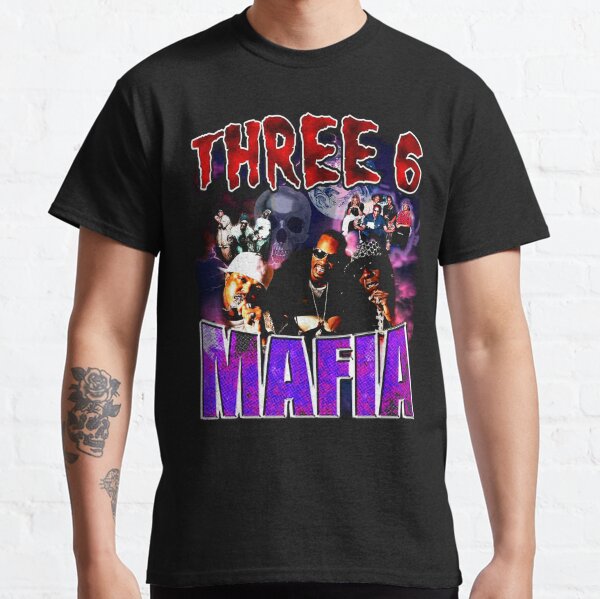 Three 6 Mafia Big Front Logo Shorts Black – three6mafiamerch