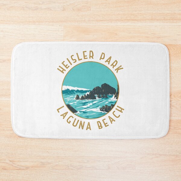 Item preview, Heisler Park California Retro Distressed Circle designed and sold by KrisSidDesigns.