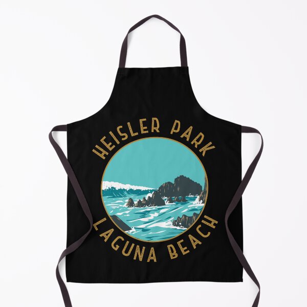 Item preview, Heisler Park California Retro Distressed Circle designed and sold by KrisSidDesigns.