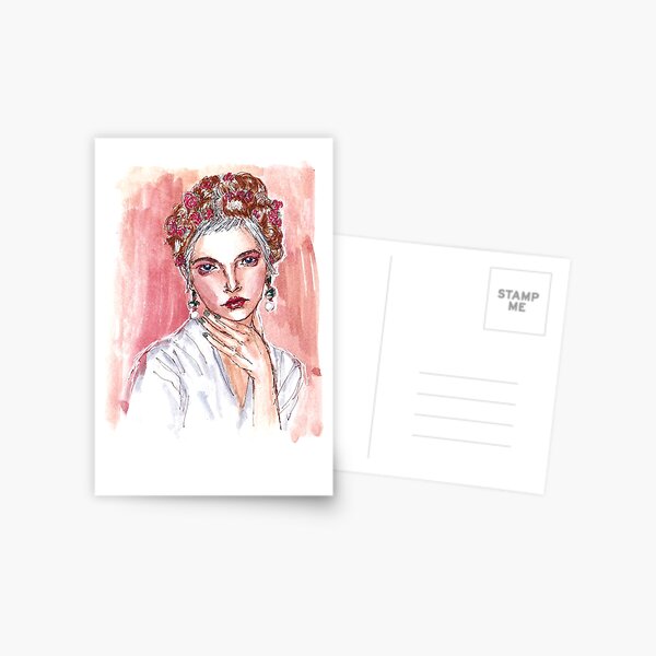 Study in Pink Postcard