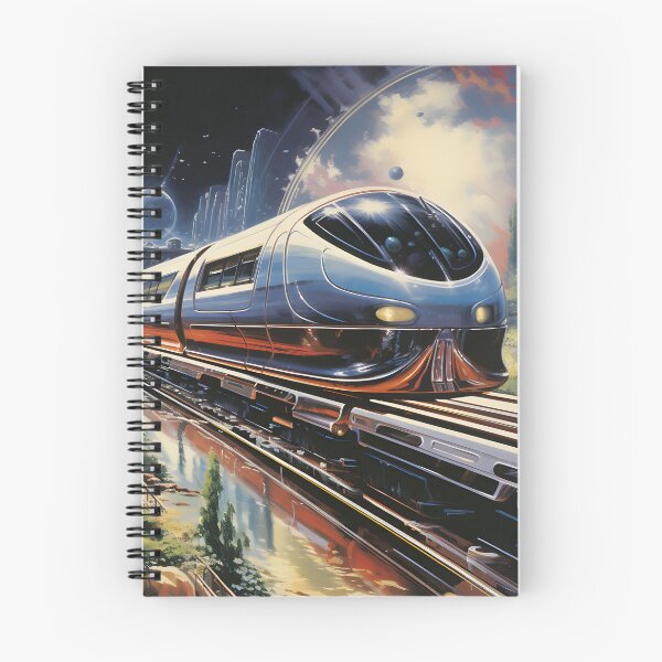 Item preview, Futuristic High-speed Train and the Landscape of Nature designed and sold by Je-we.