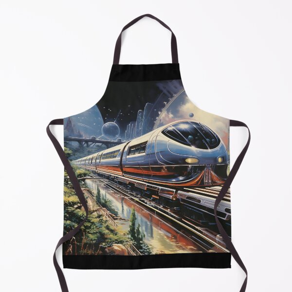 Item preview, Futuristic High-speed Train and the Landscape of Nature designed and sold by Je-we.