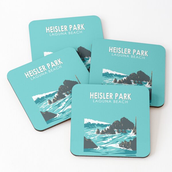 Item preview, Heisler Park California Travel Art Vintage designed and sold by KrisSidDesigns.
