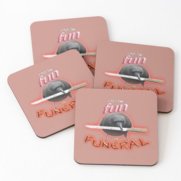 Item preview, Crow with knife I put the fun in funeral word   designed and sold by DarionLeven.