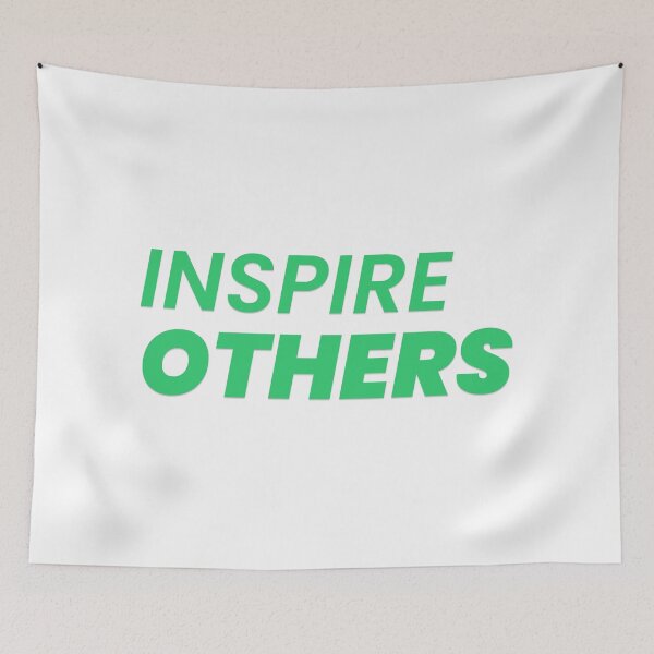 Item preview, Inspire Others Typography Tee designed and sold by Prints Shoppe.