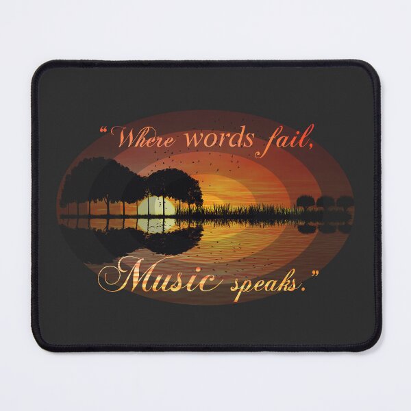 Item preview, Where words fail, music speaks designed and sold by psychoshadow.