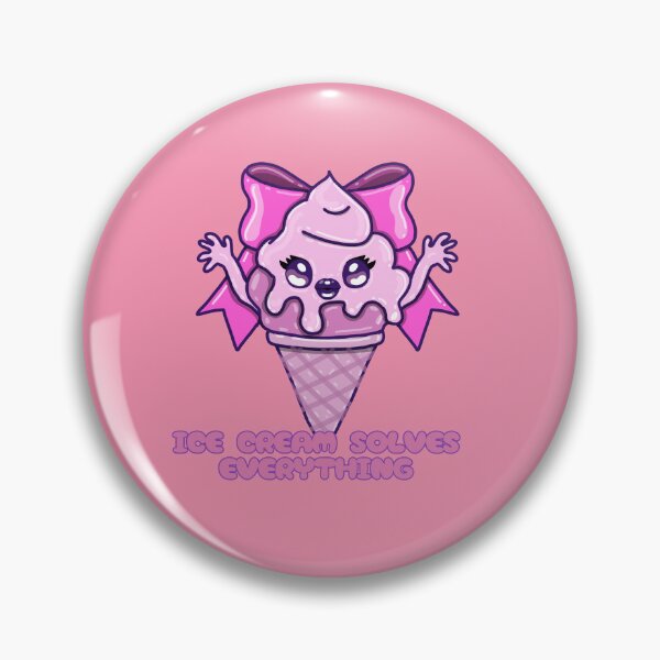 Item preview, ICE CREAM SOLVES EVERYTHING. kawaii food designed and sold by La Loca.