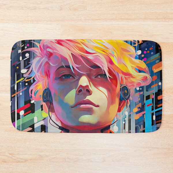 Item preview, The Entrepreneur - Cyberpunk Retro Anime Vaporwave Art designed and sold by AeonAcademy.