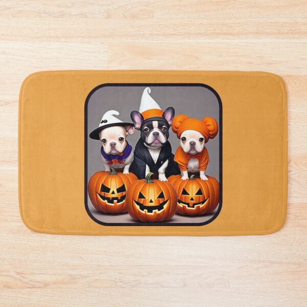 Item preview, Halloween French Bulldogs - designed and sold by Sunflower5576.