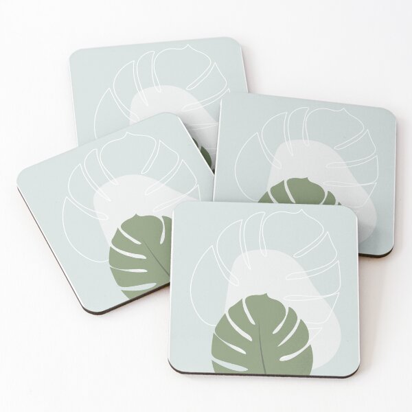 Item preview, Monstera floral print designed and sold by HelgaMagpai.