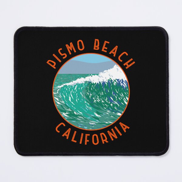 Item preview, Pismo Beach California Retro Distressed Circle designed and sold by KrisSidDesigns.