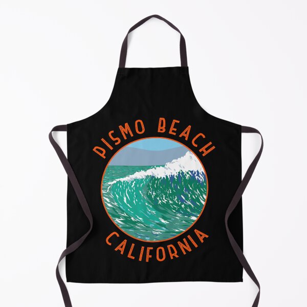 Item preview, Pismo Beach California Retro Distressed Circle designed and sold by KrisSidDesigns.
