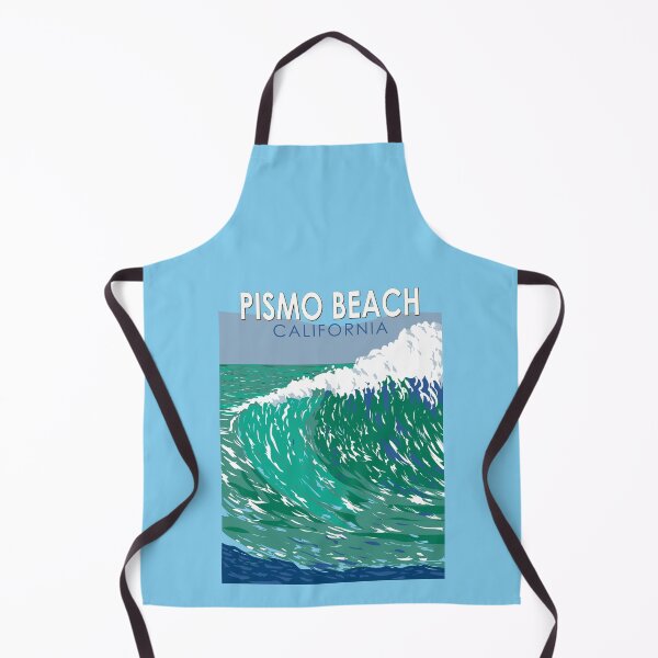 Item preview, Pismo Beach California Travel Art Vintage designed and sold by KrisSidDesigns.