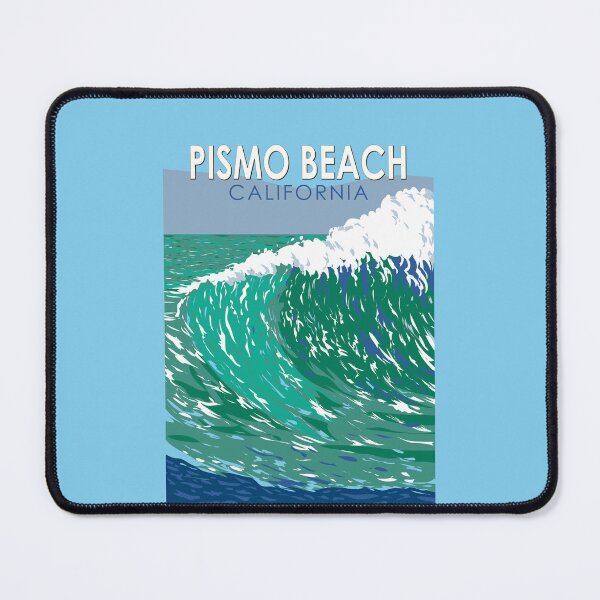 Item preview, Pismo Beach California Travel Art Vintage designed and sold by KrisSidDesigns.
