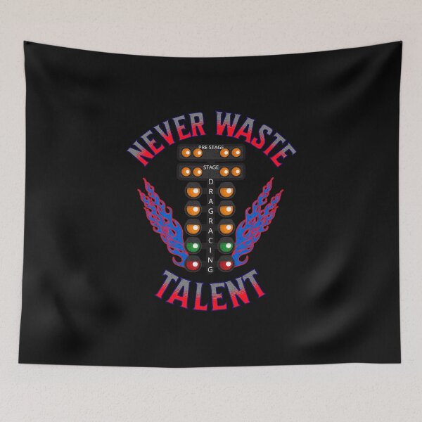 Item preview, Never Waste Talent Drag Racing Christmas Tree Fire Racing  designed and sold by CarantinedChaos.