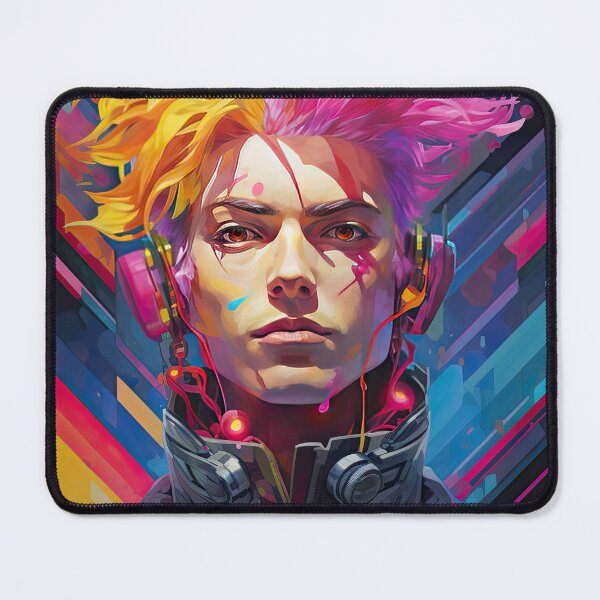 Item preview, Hacker Prodigy - Cyberpunk Vaporwave Art | Anime Retro Aesthetic designed and sold by AeonAcademy.