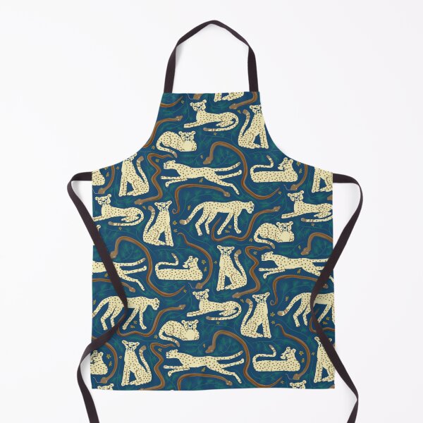 Item preview, Cheetah, Rock Python, and Rooibos Medley | blue brown tan green designed and sold by Ingrid Poole.