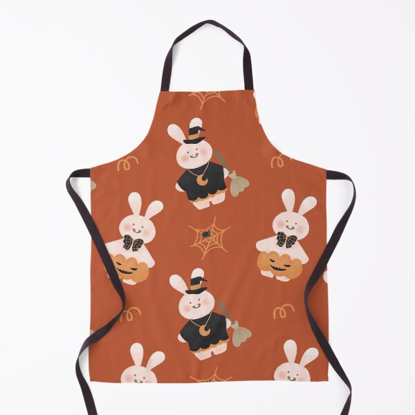 Item preview, Kawaii Cute baby bunny spooky witch pumpkin halloween pattern gift designed and sold by TNwandesignart.