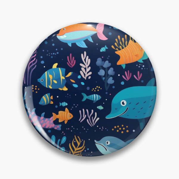 Item preview, Underwater Creatures Pattern designed and sold by Chonlatid.