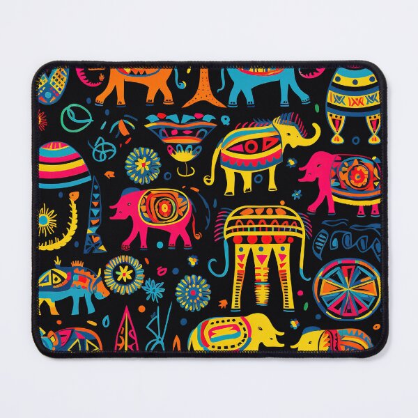 Item preview, Bogolan 05, African motifs in several vibrant colours, neon colors, beauty and fashion designed and sold by br3wow.