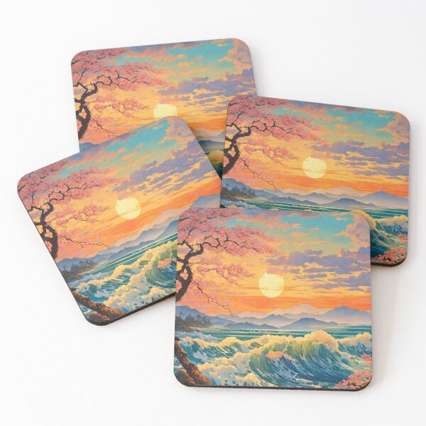 Item preview, Painting Three; Inspired by Traditional Japanese art designed and sold by impactartanime.