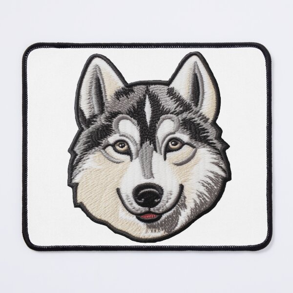 Item preview, Cool iron dog patches,siberian husky designed and sold by pkk1designsart.
