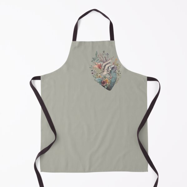 Item preview, Whimsical Anatomy: Foliage and Fantasy, blooming heart cutout for sticker designed and sold by EmeraldeaArt.