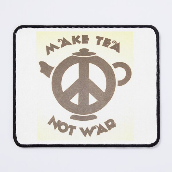 Item preview, Vintage Make Tea Not War 1960's designed and sold by ArtWithHearts11.