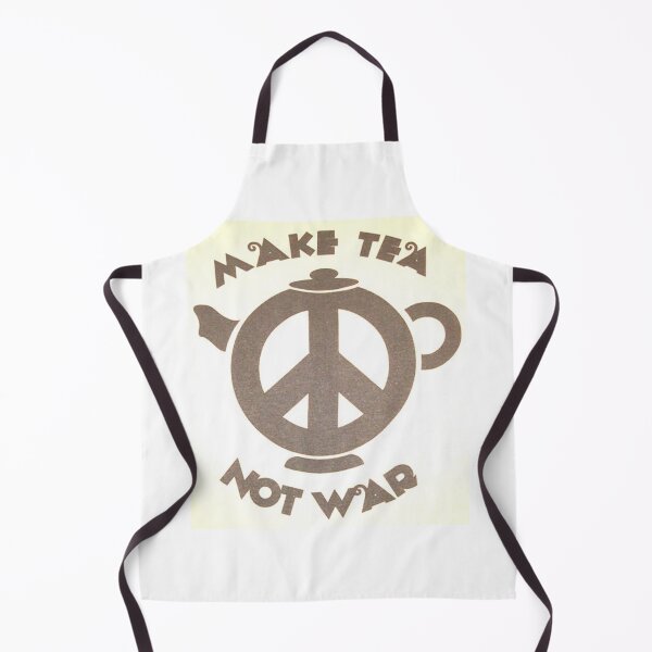 Item preview, Vintage Make Tea Not War 1960's designed and sold by ArtWithHearts11.