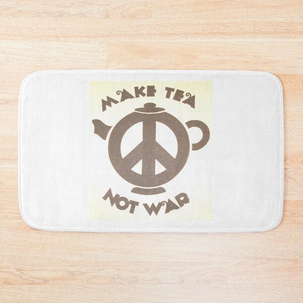 Item preview, Vintage Make Tea Not War 1960's designed and sold by ArtWithHearts11.
