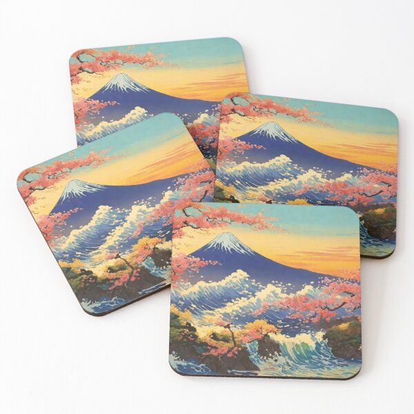 Item preview, Painting Four; Inspired by Traditional Japanese art designed and sold by impactartanime.