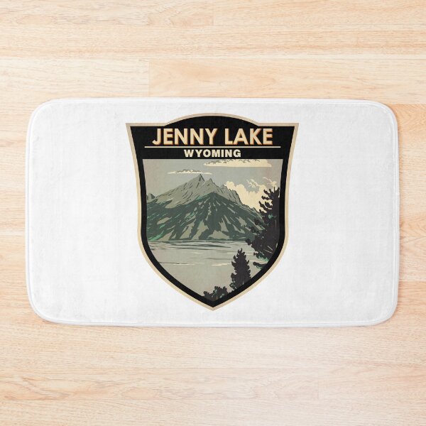 Item preview, Jenny Lake Wyoming Travel Art Badge designed and sold by KrisSidDesigns.