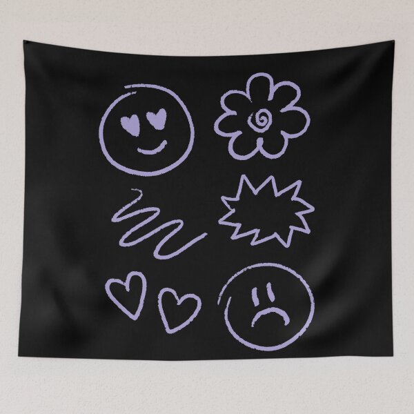 Item preview, Happiness And Sadness In Love. Crayon Scribbles designed and sold by Rebel-Design.