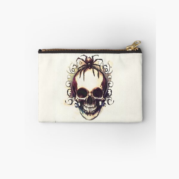 Item preview, Skull, spider, vintage, retro, Victorian gothic, spider, Halloween, creepy  designed and sold by Sersery.