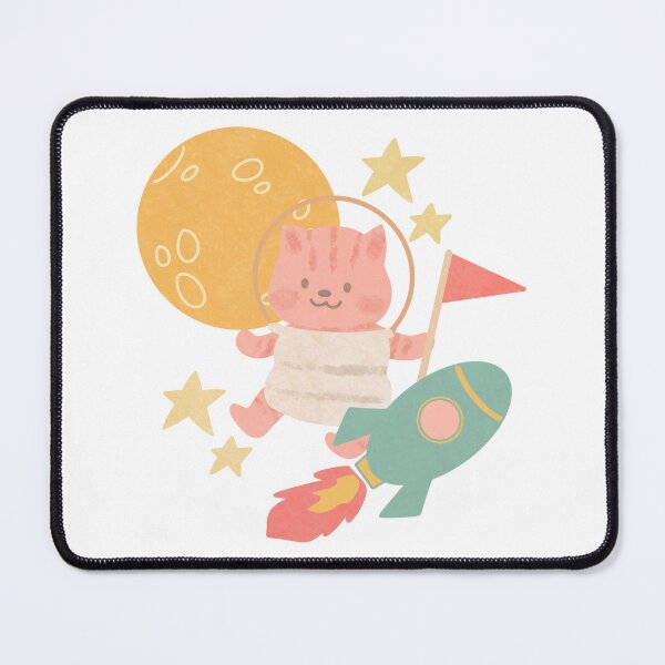Item preview, Fluffy Astronaut Cat in Space designed and sold by Dambee.