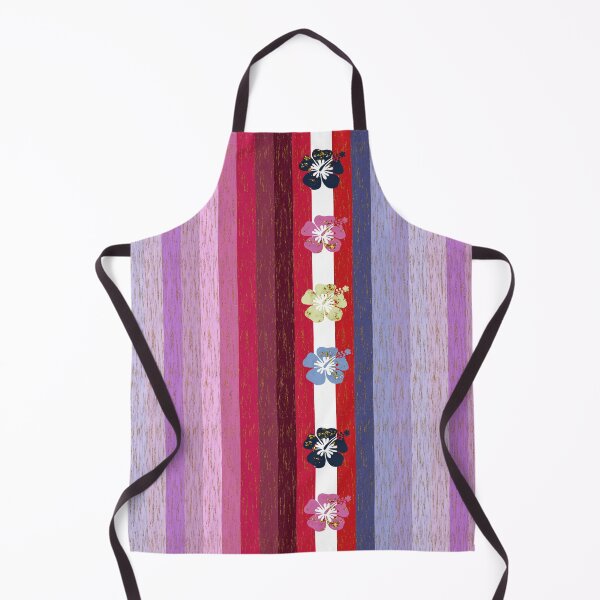 Item preview, Multiple Colored Marble Stripes with Hibiscus Flowers designed and sold by BloomCatB.