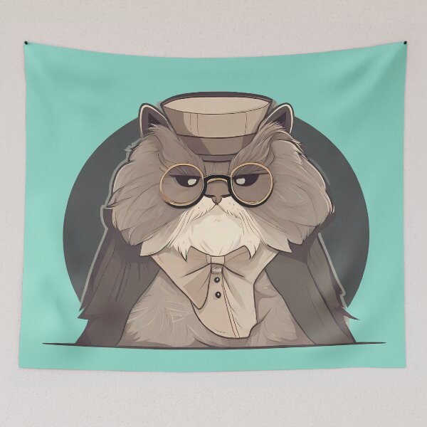 Item preview, Sherlock Holmes Inspired Persian designed and sold by purrfect pattern.