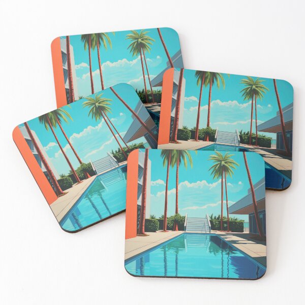 Item preview, Miami Beach Ultra vibrant pop art designed and sold by LLartstation.