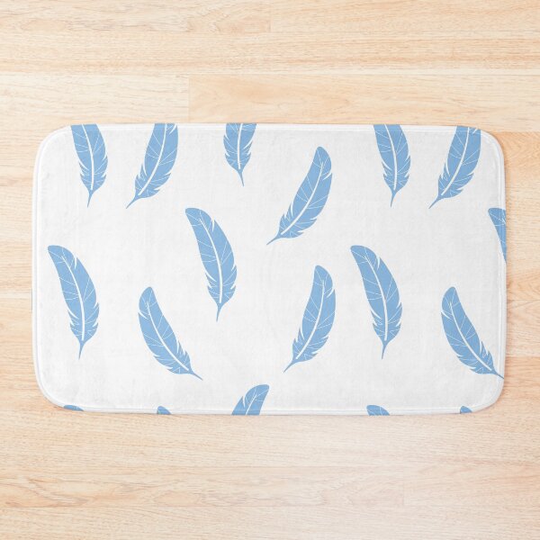 Item preview, Delicate blue feathers designed and sold by smileykty.