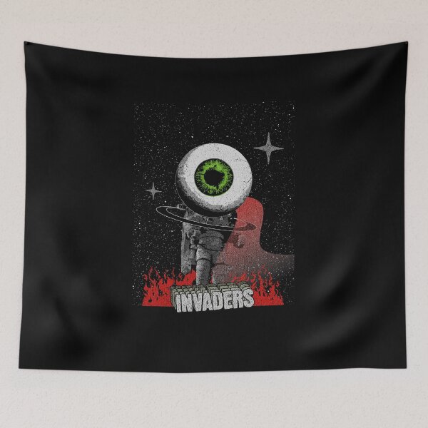 Item preview, Happy Halloween Space Invaders. designed and sold by AnuStudios.