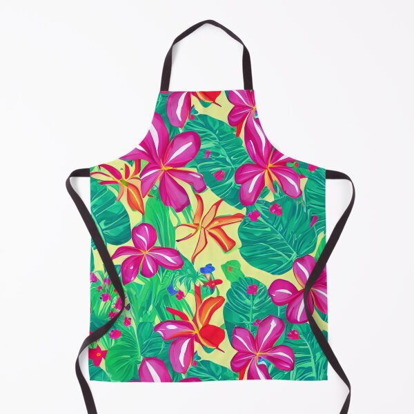Item preview, seamless tropical floral patterns designed and sold by APHIDAT-TA.