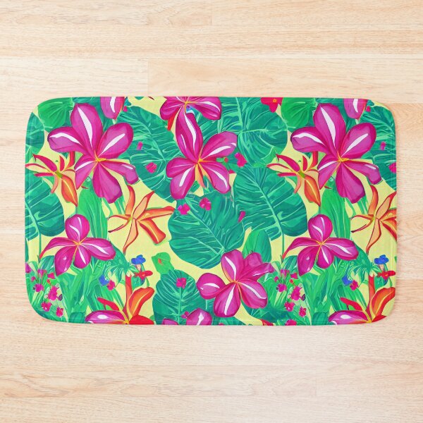 Item preview, seamless tropical floral patterns  designed and sold by APHIDAT-TA.