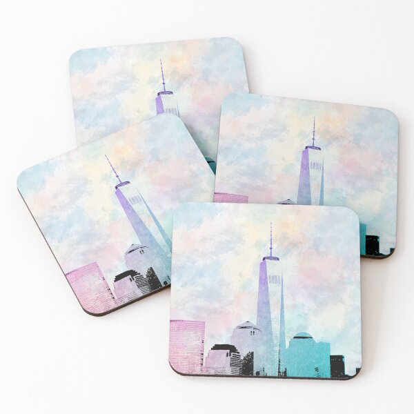 Item preview, Lower Manhattan (Watercolor) designed and sold by goldstreet.