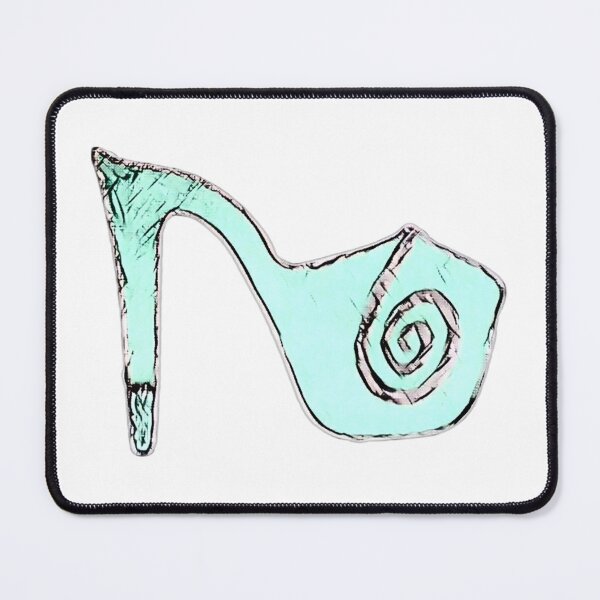 Item preview, Green high heel shoe designed and sold by FlossOrFi.